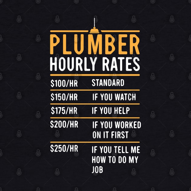 funny plumber hourly rate for plumbers by A Comic Wizard